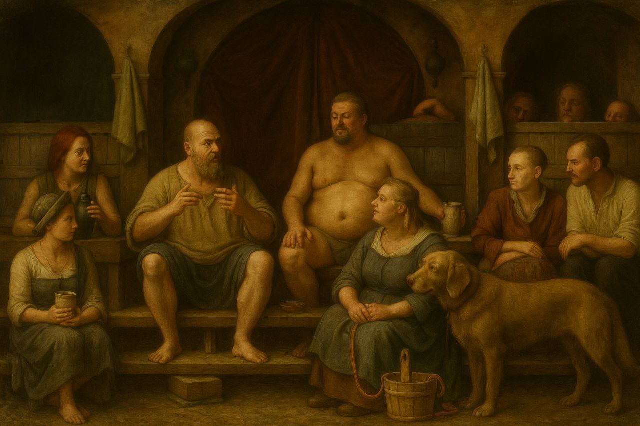 Lavabrum Luxurium – Innenansicht Gemälde